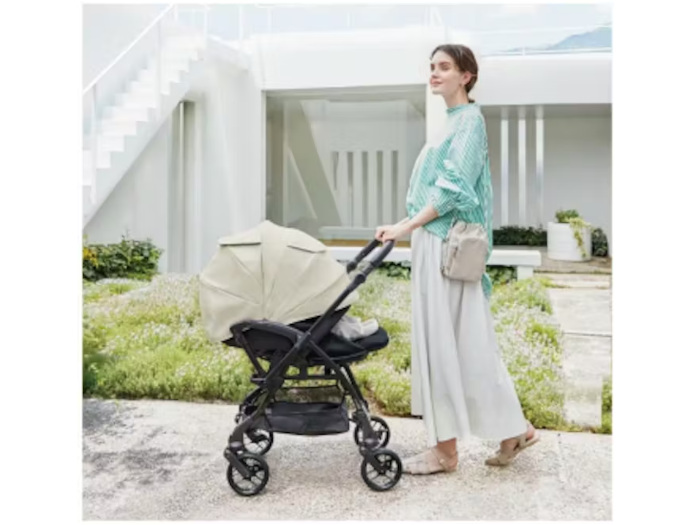 コンビ、ベビーカー「スゴカルS エッグショック ロッタ JA×グリーン