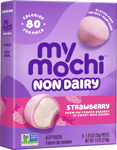 Non-Dairy Strawberry Mochi Frozen Dessert - My/Mochi
