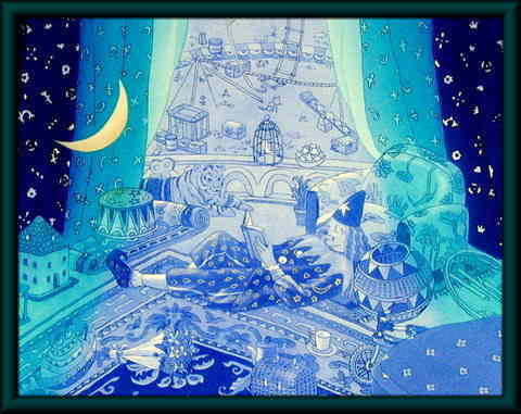 小浦昇の銅版画・絵画 月が照らし出す不思議な世界 記憶の片隅に漂う