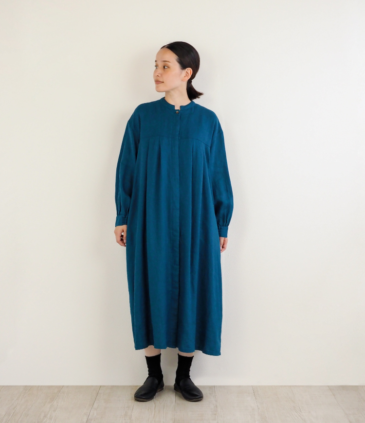 nofl】リトアニアリネン前あきワンピース 644209280 | ナチュラル服