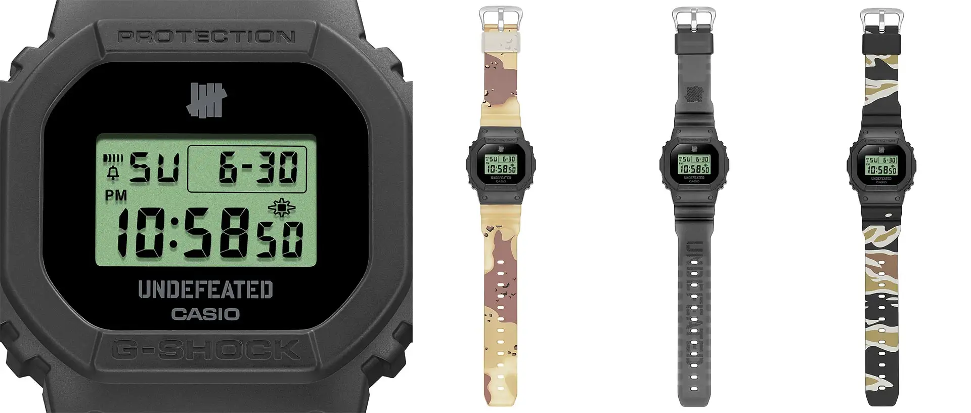 Casio x Undefeated watch with interchangeable straps now available