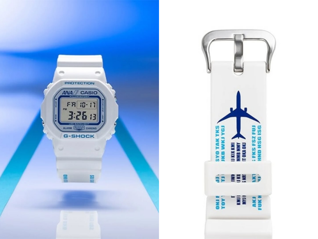 New Casio G-Shock x ANA DW-5600 collab watch revealed