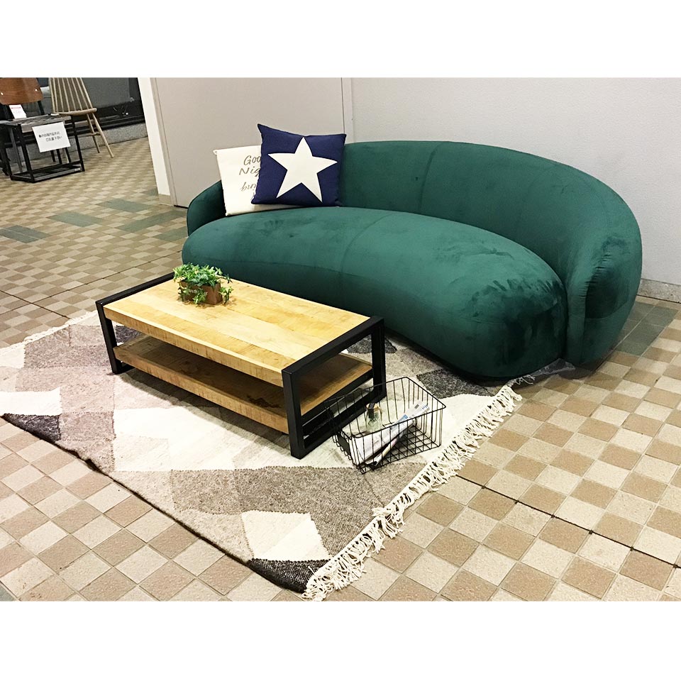 ソファBEANS 3人掛け【送料・開梱設置無料】グリーン | NOCEノーチェ