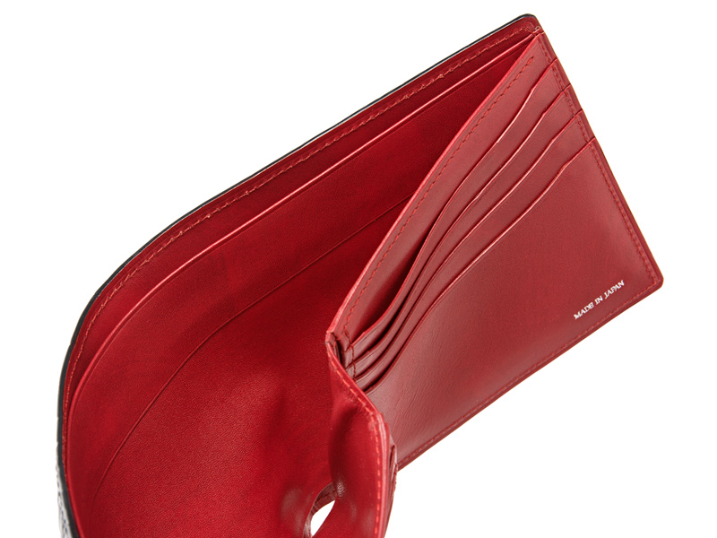 CYPRIS COLLECTION】二つ折り財布(カード札入・小銭入れなし)□艶