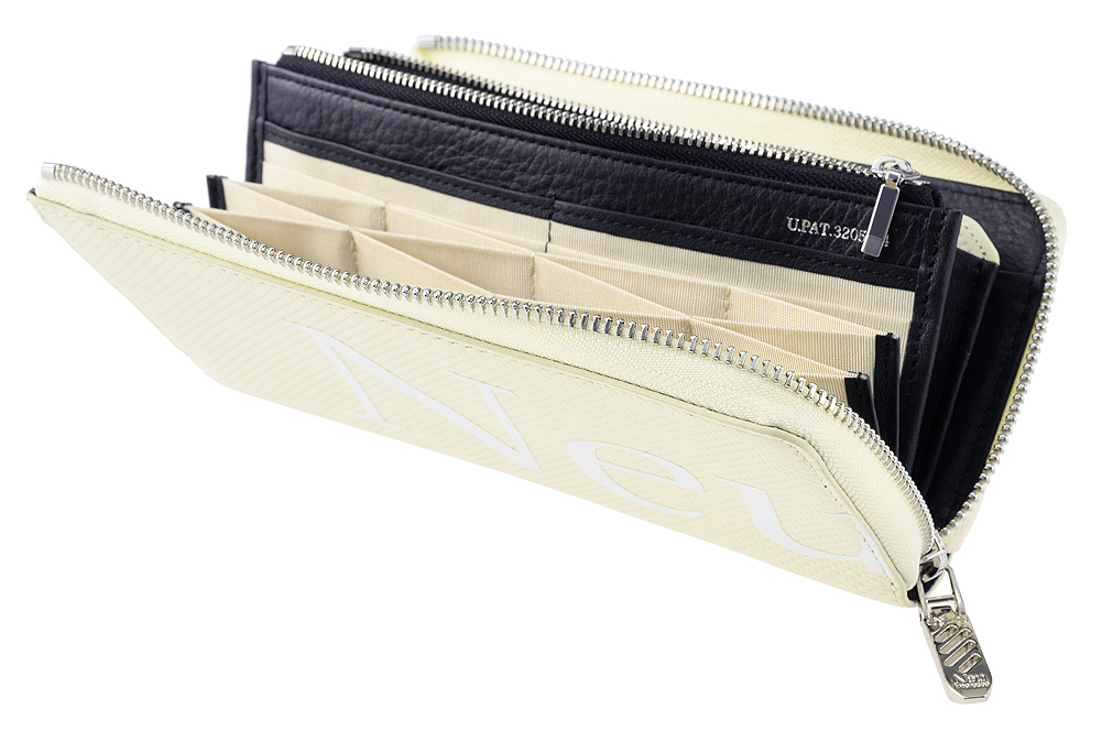 ノイインテレッセ】ハニーセル長財布(L字ラウンドファスナー)□Sayaka