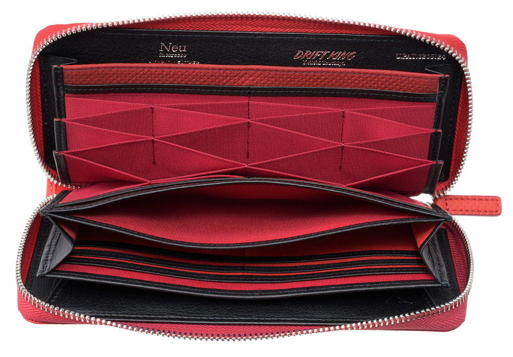 ノイインテレッセ】ギャルソンハニーセル長財布(ラウンドファスナー