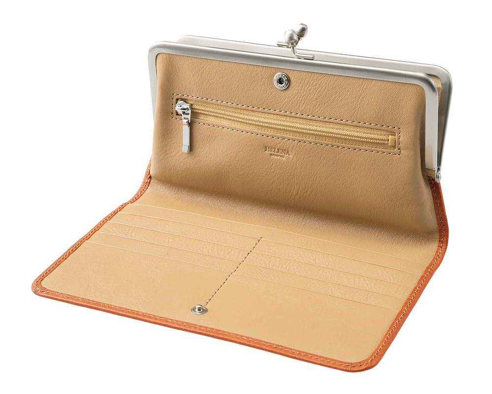 ホコモララの本革長財布 ベージュ 新品未使用 【公式通販】