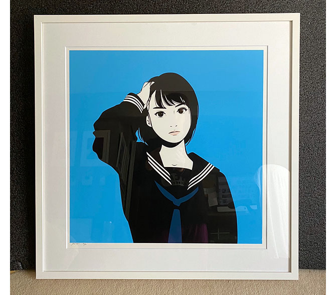 真作】 Backsideworks ed.70 シルクスクリーン KYNE KYNE「Untitled