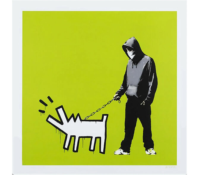 Banksy（バンクシー）- CHOOSE YOUR WEAPON – GreenのCOA付き作品を