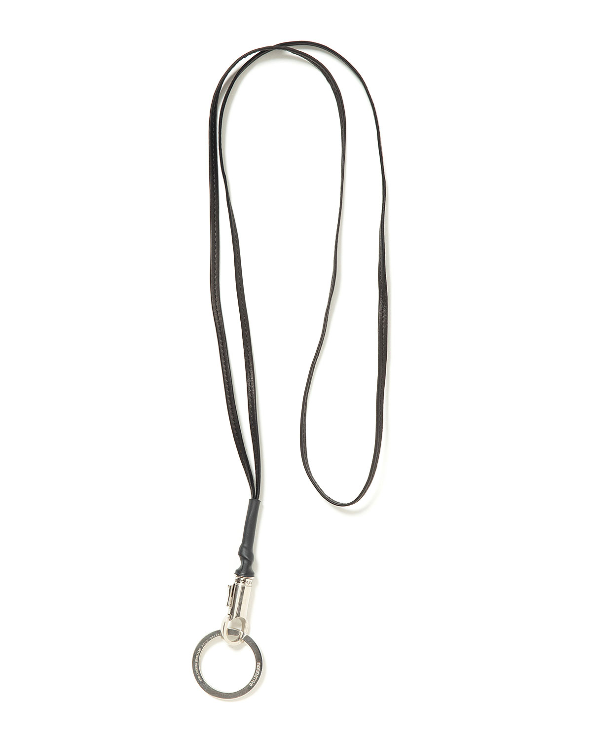 VOYAGER KEY RING WITH LEATHER STRAP by END | PRODUCTS | nonnative