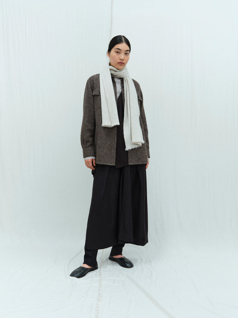 Classic Skinny Yak Wool Scarf, Ethical Scarves from Norlha