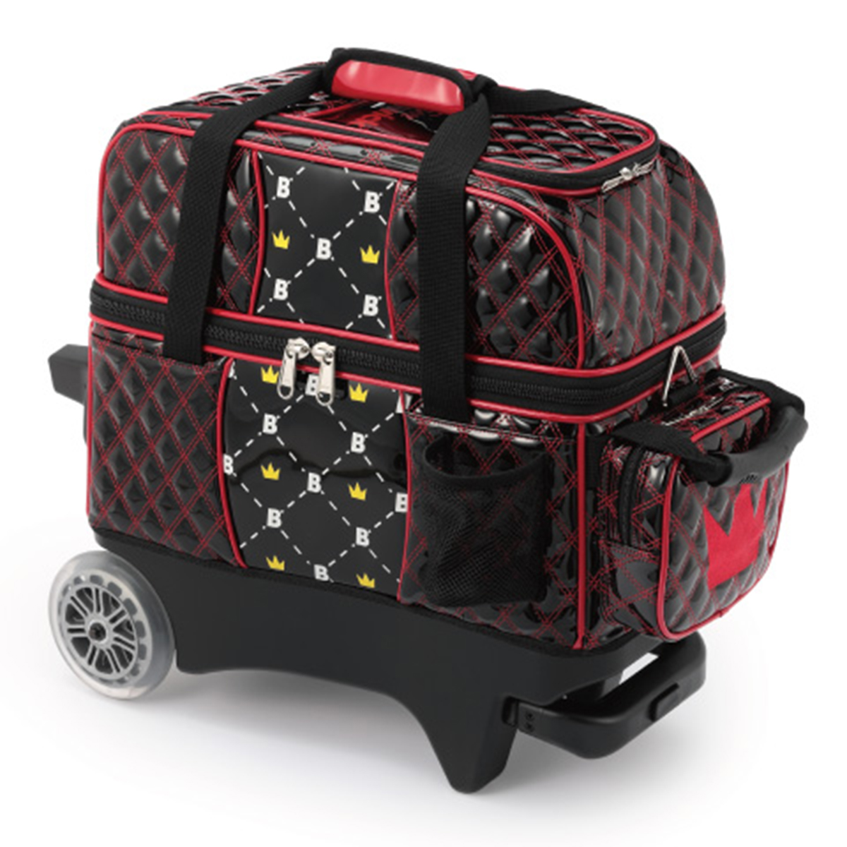 ブランズウィック・ダブルローラーバッグ2025(BB235ブラックレッド