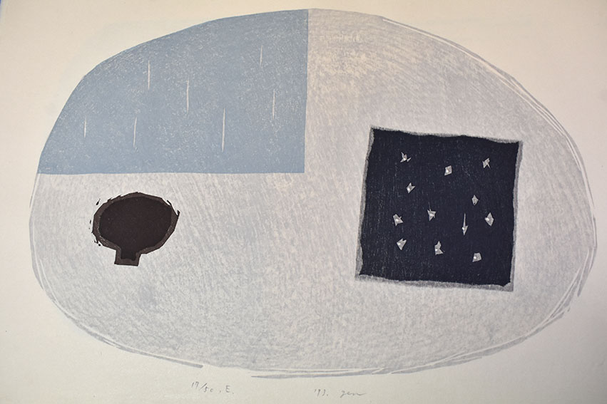 山中現木版画集 水のかたち / 山中現 | Natsume Books