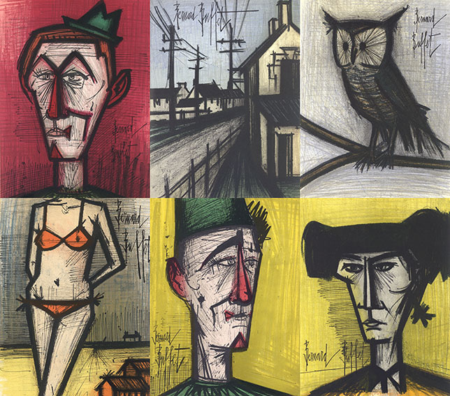 ベルナール・ビュッフェ銅版画集 Bernard Buffet: Lithographs 1952