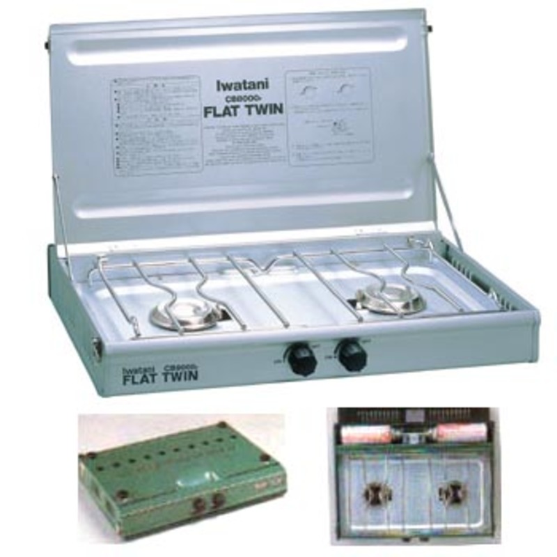 イワタニ産業(Iwatani) フラットツインCB-8000Fシルバー CB-8000F