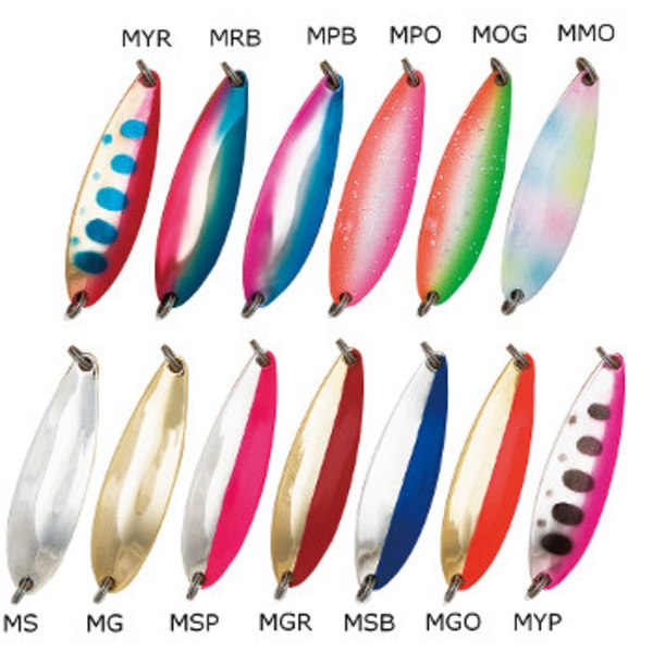 下野(しもつけ) 桜鱒スプーン メッキVer ｜アウトドア用品・釣り具通販