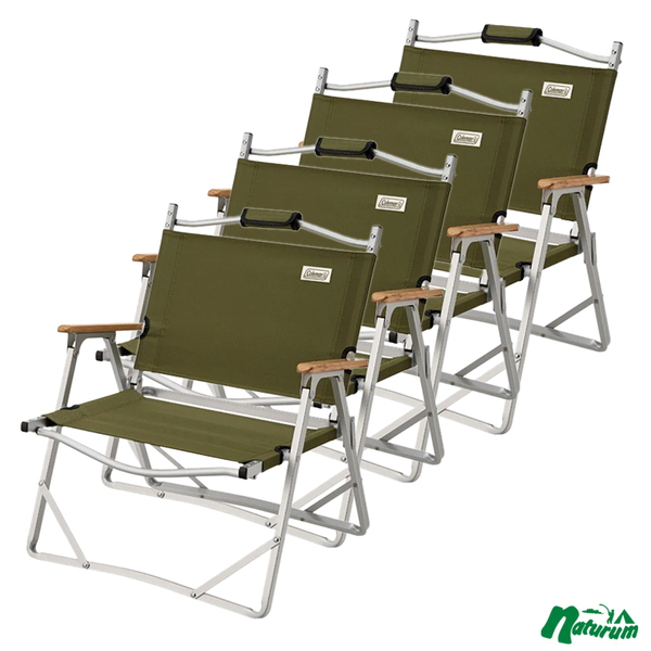 Coleman(コールマン) コンパクトフォールディングチェア オリーブ×4