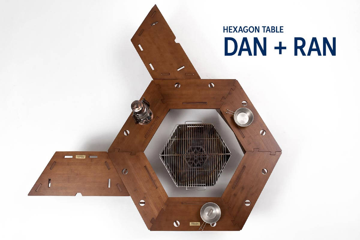 Hilander(ハイランダー) ヘキサゴンテーブル DAN アウトドアテーブル