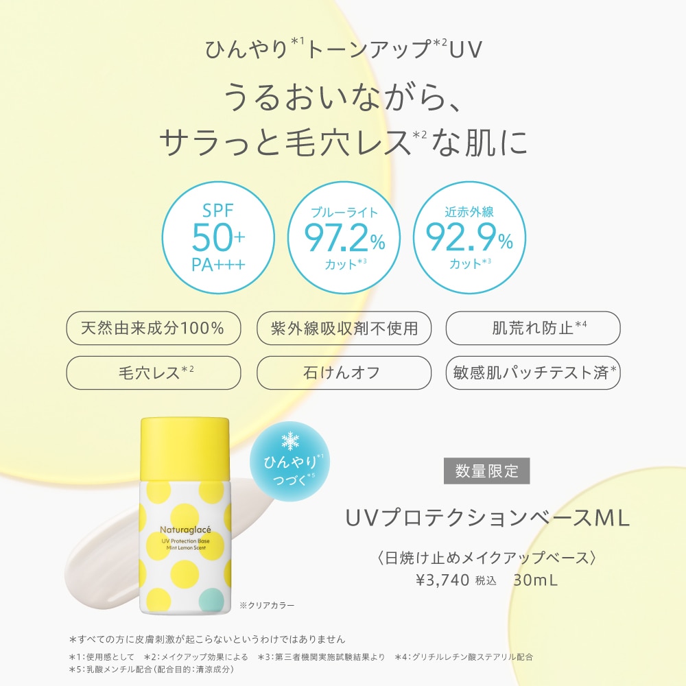 販売終了】＜数量限定＞ナチュラグラッセ UVプロテクションベースML