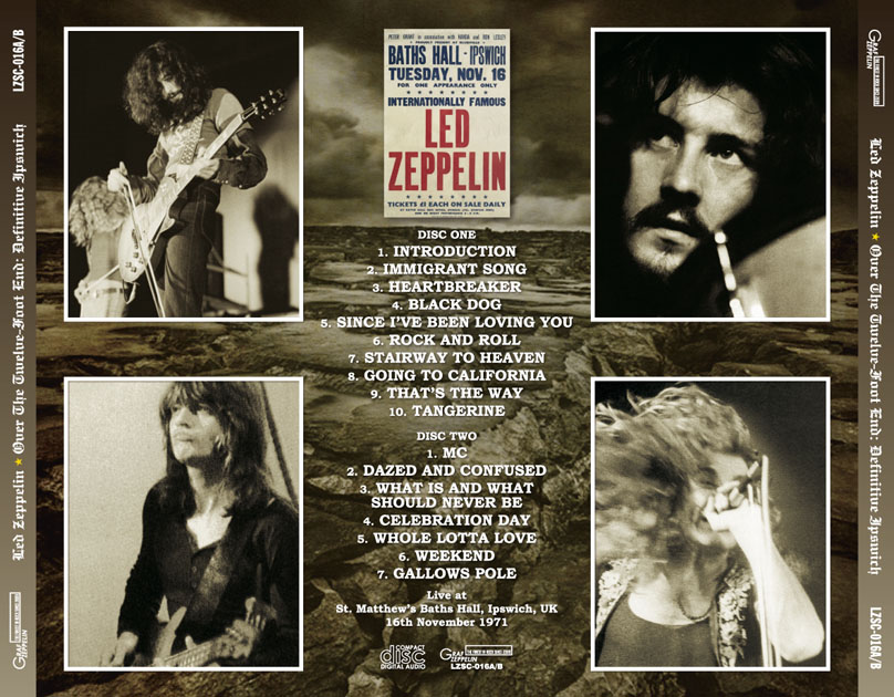 LED ZEPPELIN - OVER THE TWELVE-FOOT END: DEFINITIVE IPSWICH (2CD