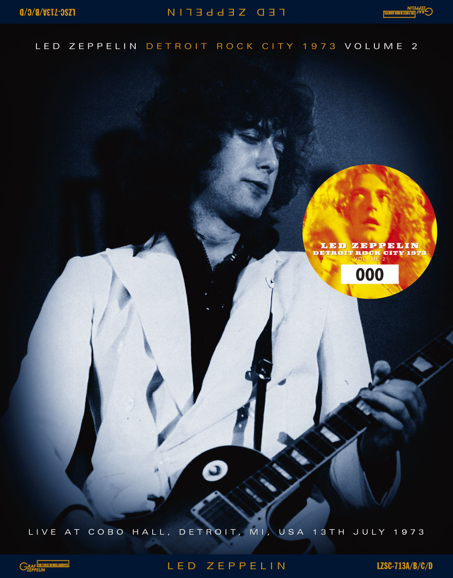 LED ZEPPELIN - DETROIT ROCK CITY 1973 VOLUME 2 (4CD) - navy-blue