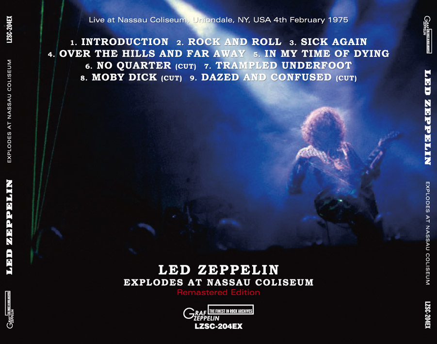LED ZEPPELIN - EXPLODES AT NASSAU COLISEUM (ギフトプレスCD) - navy