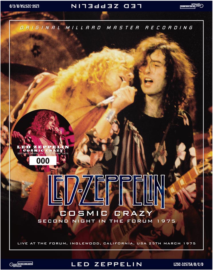 LED ZEPPELIN - COSMIC CRAZY: SECOND NIGHT IN THE FORUM 1975(3CD+