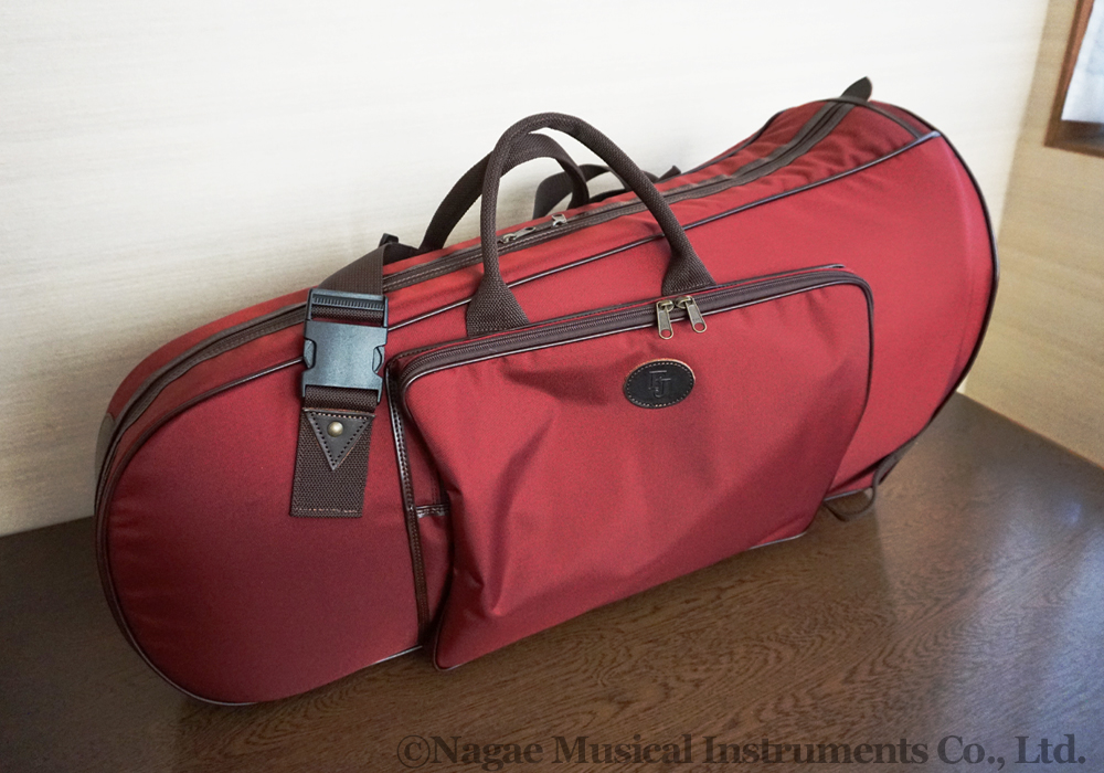 S.ハヤシ ユーフォニウムソフトケース 楽譜ポケット付 ワイン｜ 管楽器