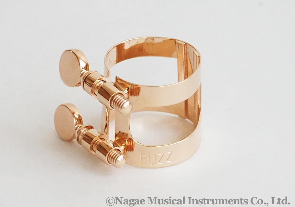 BUZZ E♭クラリネットリガチャー ピンクゴールド PGP｜ 管楽器専門店