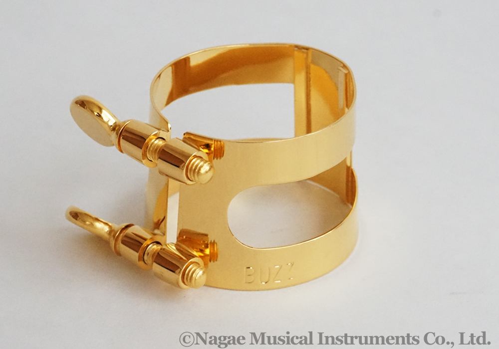 BUZZ バスクラリネットリガチャー ゴールド GP｜ 管楽器専門店 永江楽器