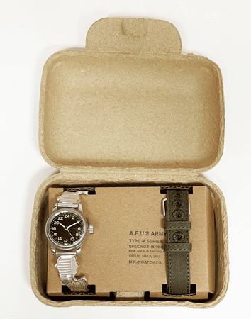 WW2 REPLICA TYPE A-11 24H PILOT WING パイロットウオッチ シルバー
