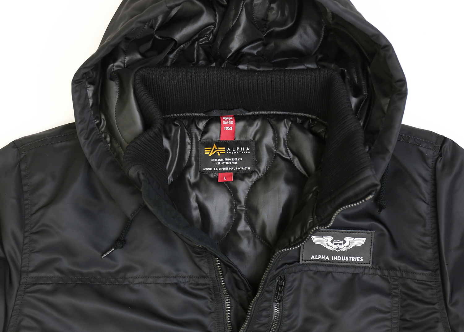 ALPHA INDUSTRIES HOOD RIB JACKER フード リブジャケット ミリタリー