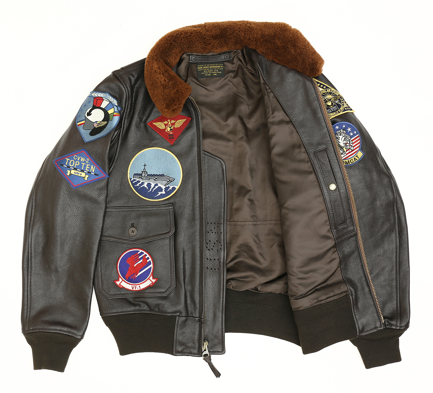 AVIREX アヴィレックス TYPE G-1 ミリタリーショップ 革ジャン 中田商店