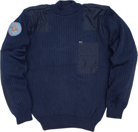 コマンドセーター ロシア空軍 BLUE ミリタリーショップ 革ジャン 中田商店