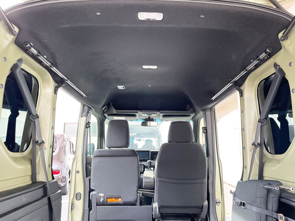 N-VAN 左右サイドバー2本セット 穴開け加工不要！エヌバン 車内