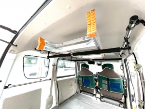 エブリイ DA17W・DA17V サイドバー&スライドバー2本セット 車内