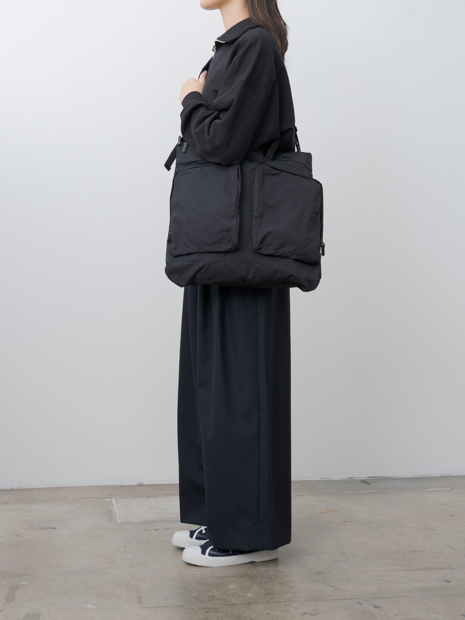 Namu Shop - Amiacalva Gabardine Helmet Bag - Black