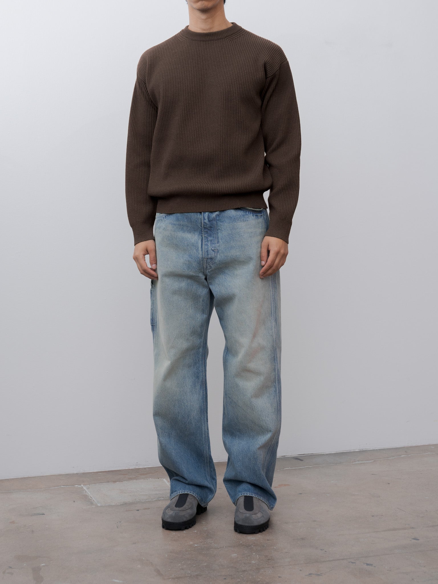 Namu Shop - Auralee Selvedge Faded Heavy Denim Painter Pants
