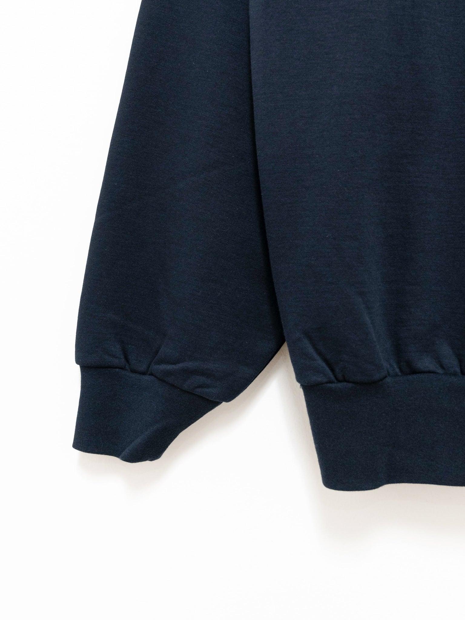 Namu Shop - Auralee Elastic High Gauge Sweat Pullover - Dark Navy
