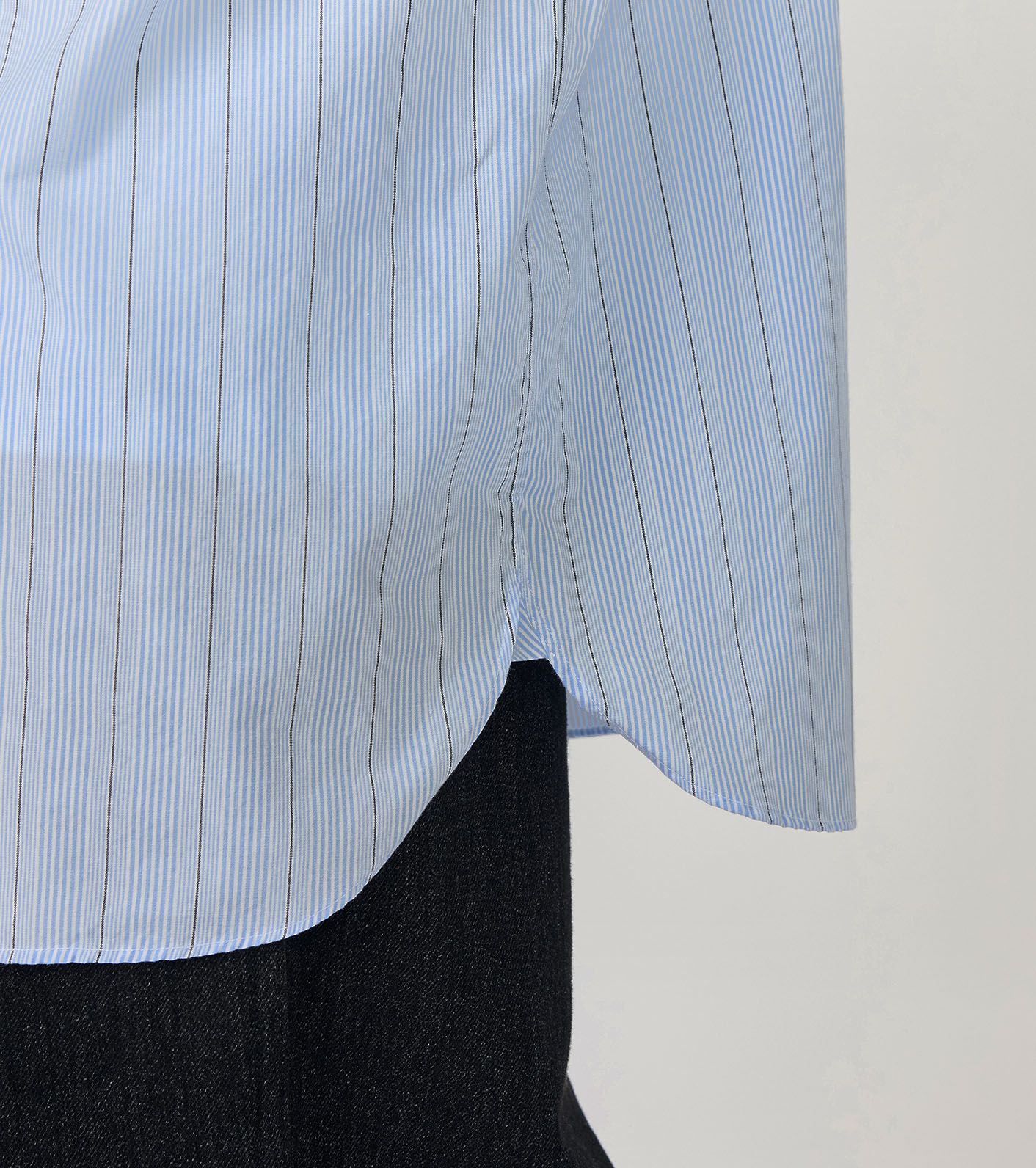 nanamica / Regular Collar Stripe Wind Shirt