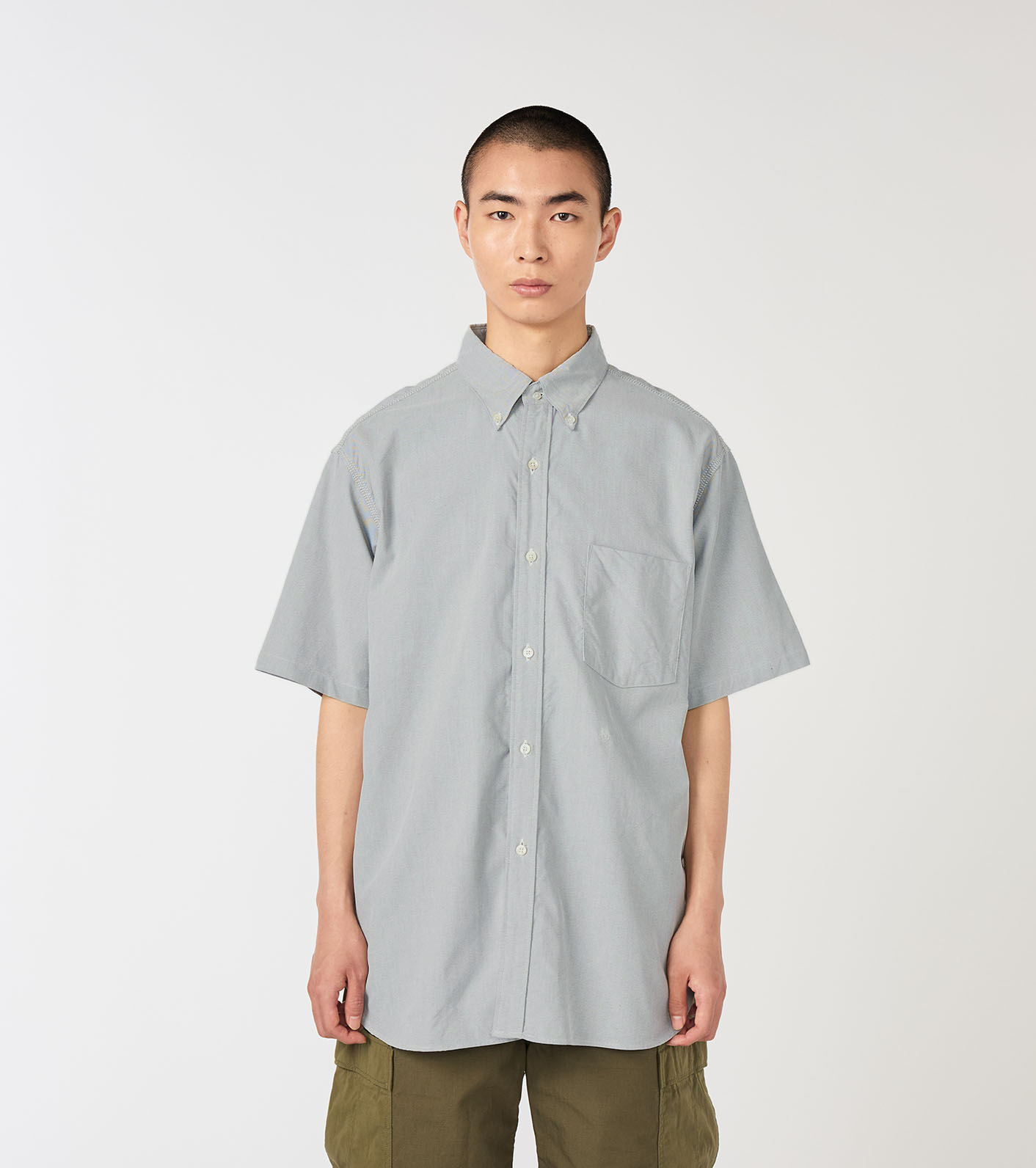 nanamica / Button Down Wind S/S Shirt