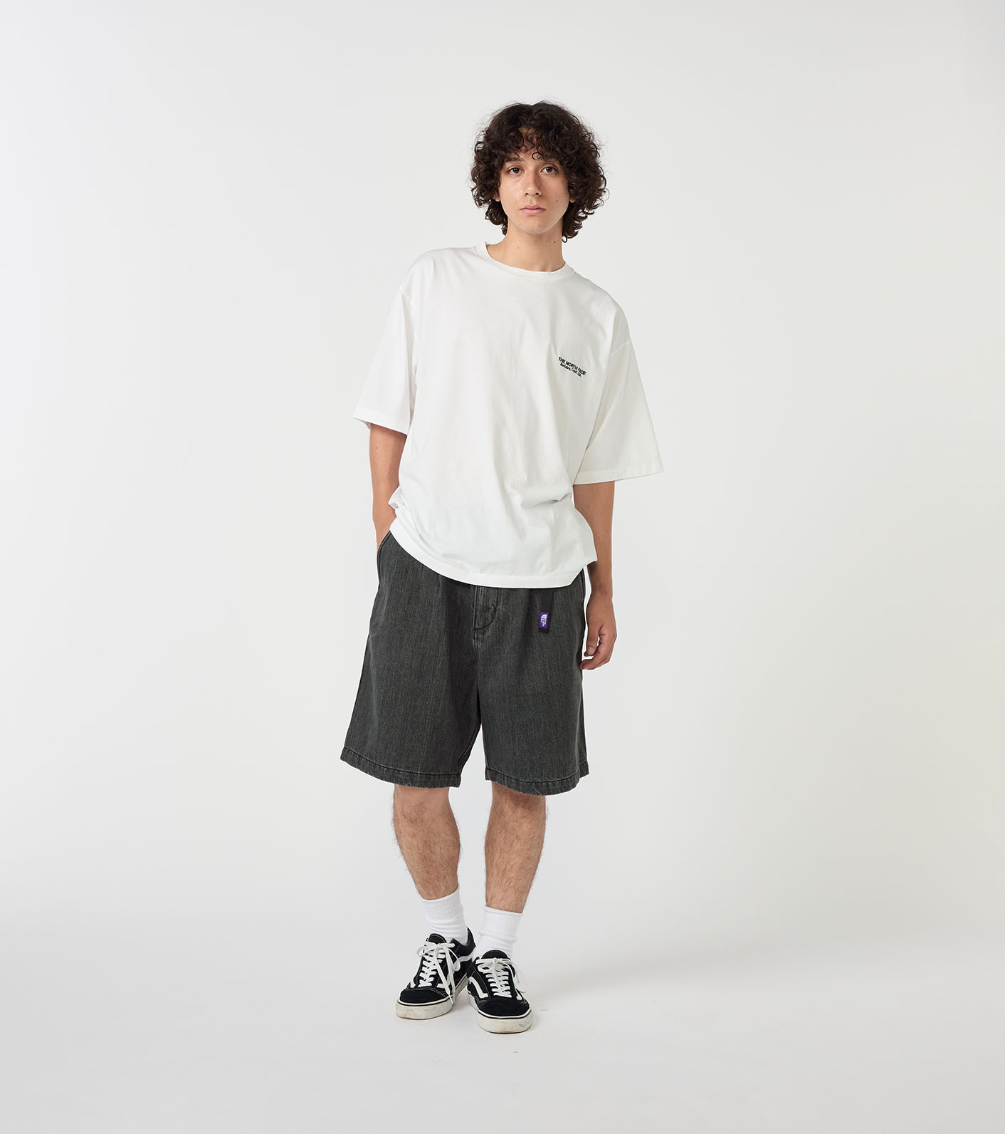 nanamica / Denim Tuck Field Shorts