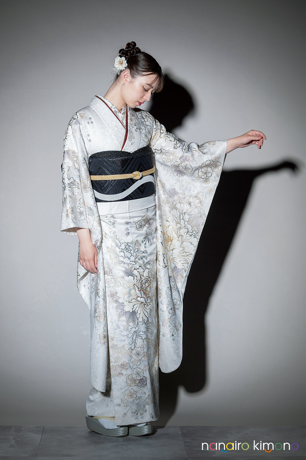 ナナイロキモノWEBショップ / 振袖フルセット｜白色・シルバー色