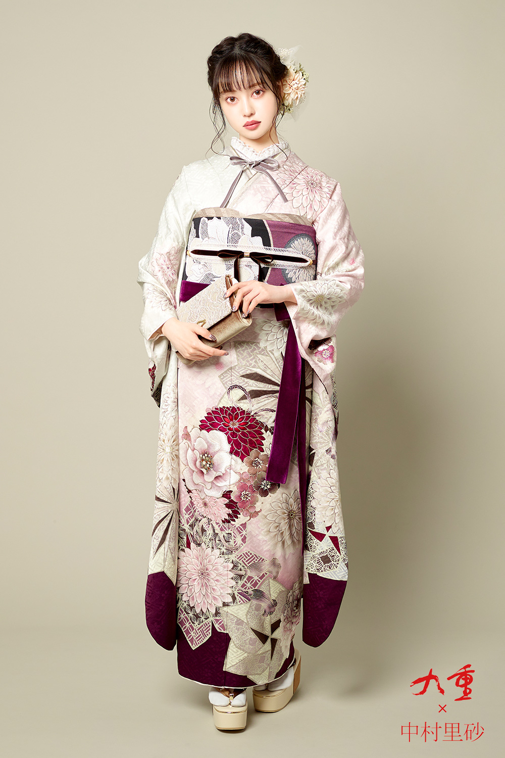 ナナイロキモノWEBショップ / 振袖フルセット｜中村里砂×九重 D010