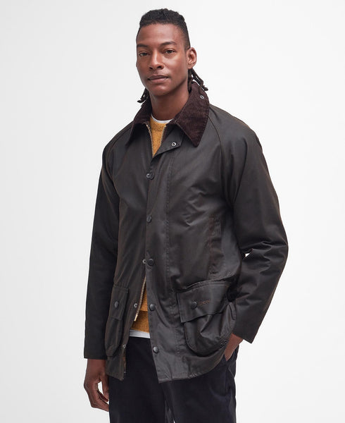 Barbour Classic Beaufort Jacket in Olive - Murray's Toggery Shop