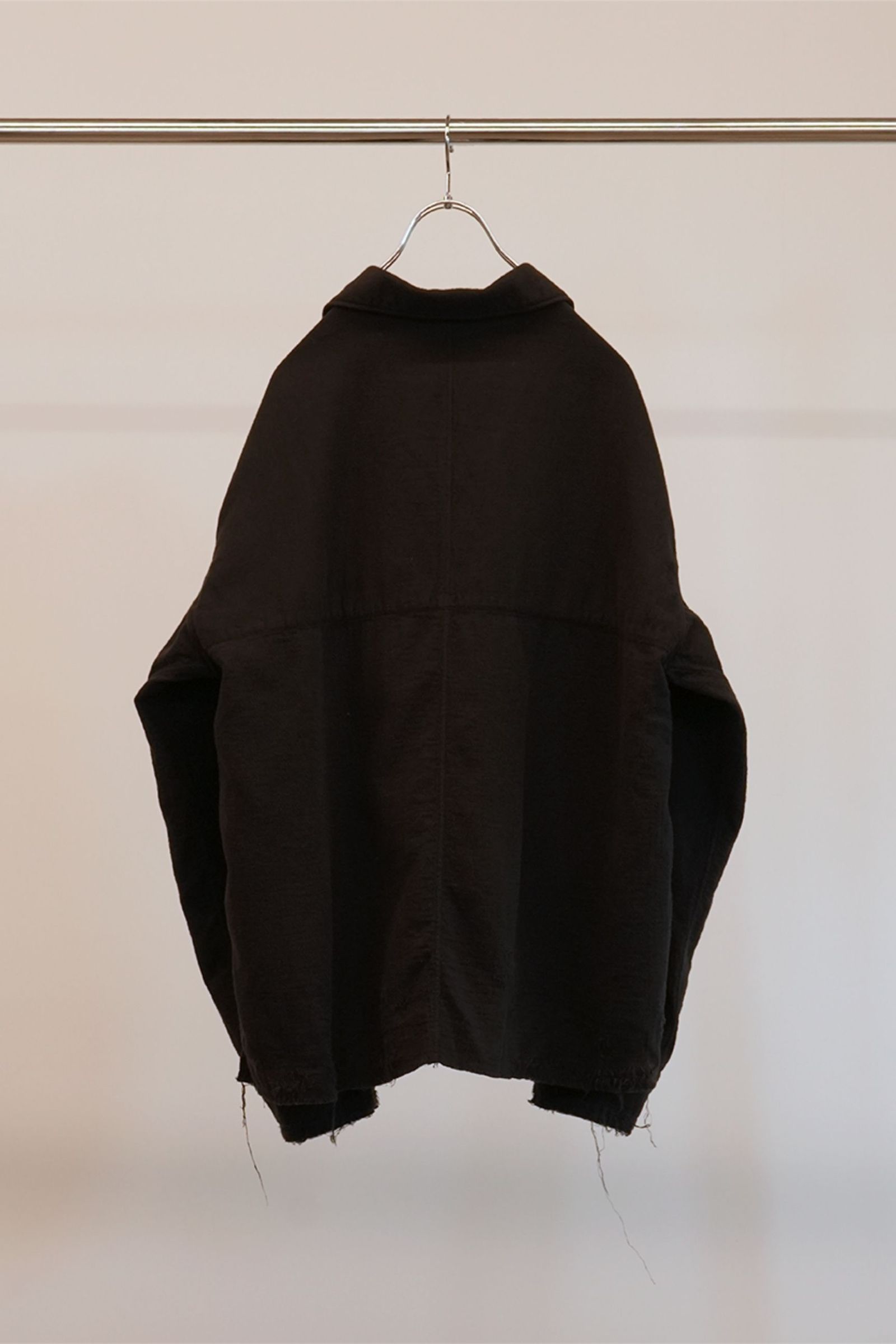 ANCELLM - DOUBLEGAUZE SHIRT | BLACK | ダブルガーゼシャツ | NapsNote