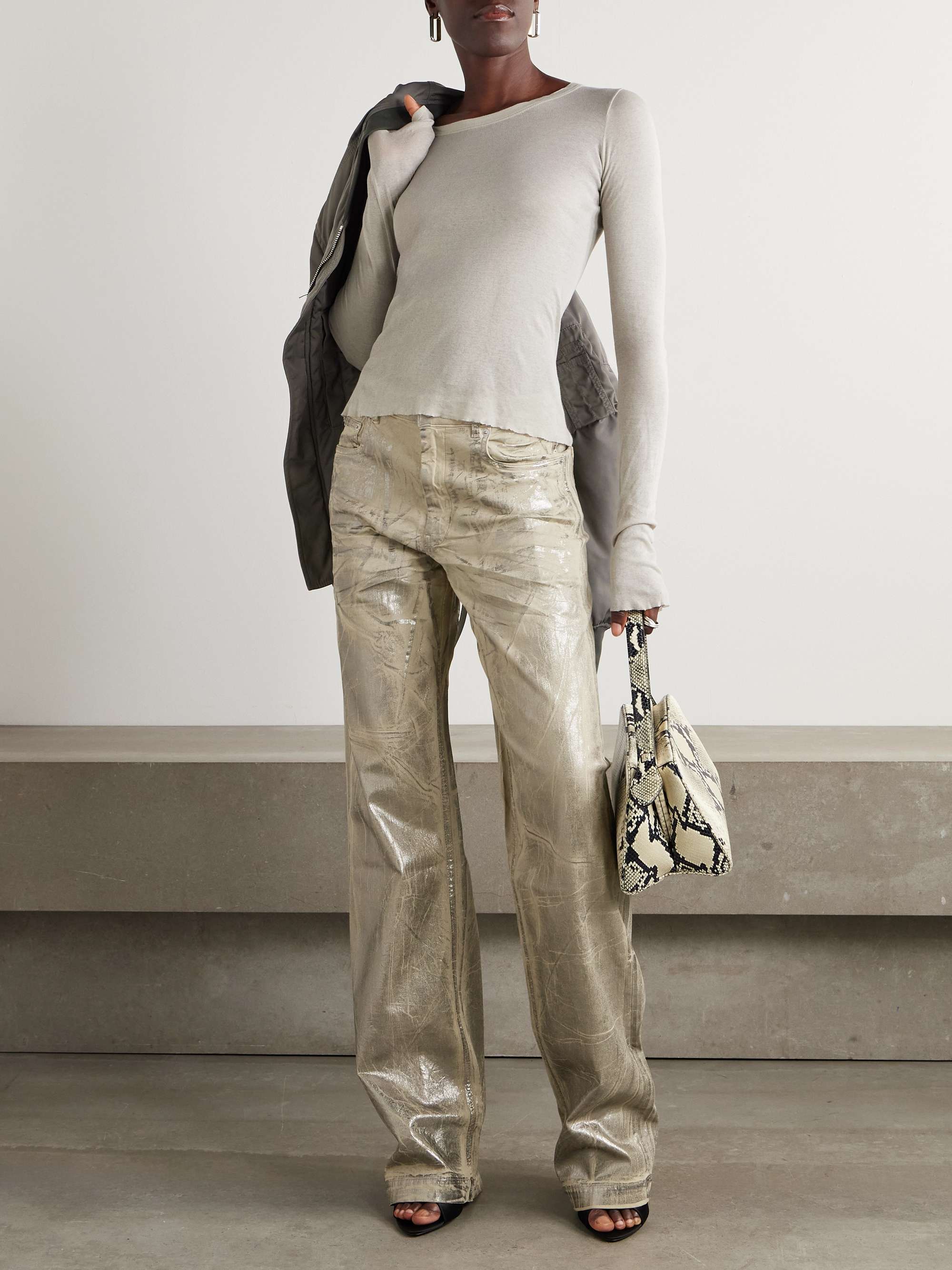 RICK OWENS Cotton-jersey T-shirt | NET-A-PORTER