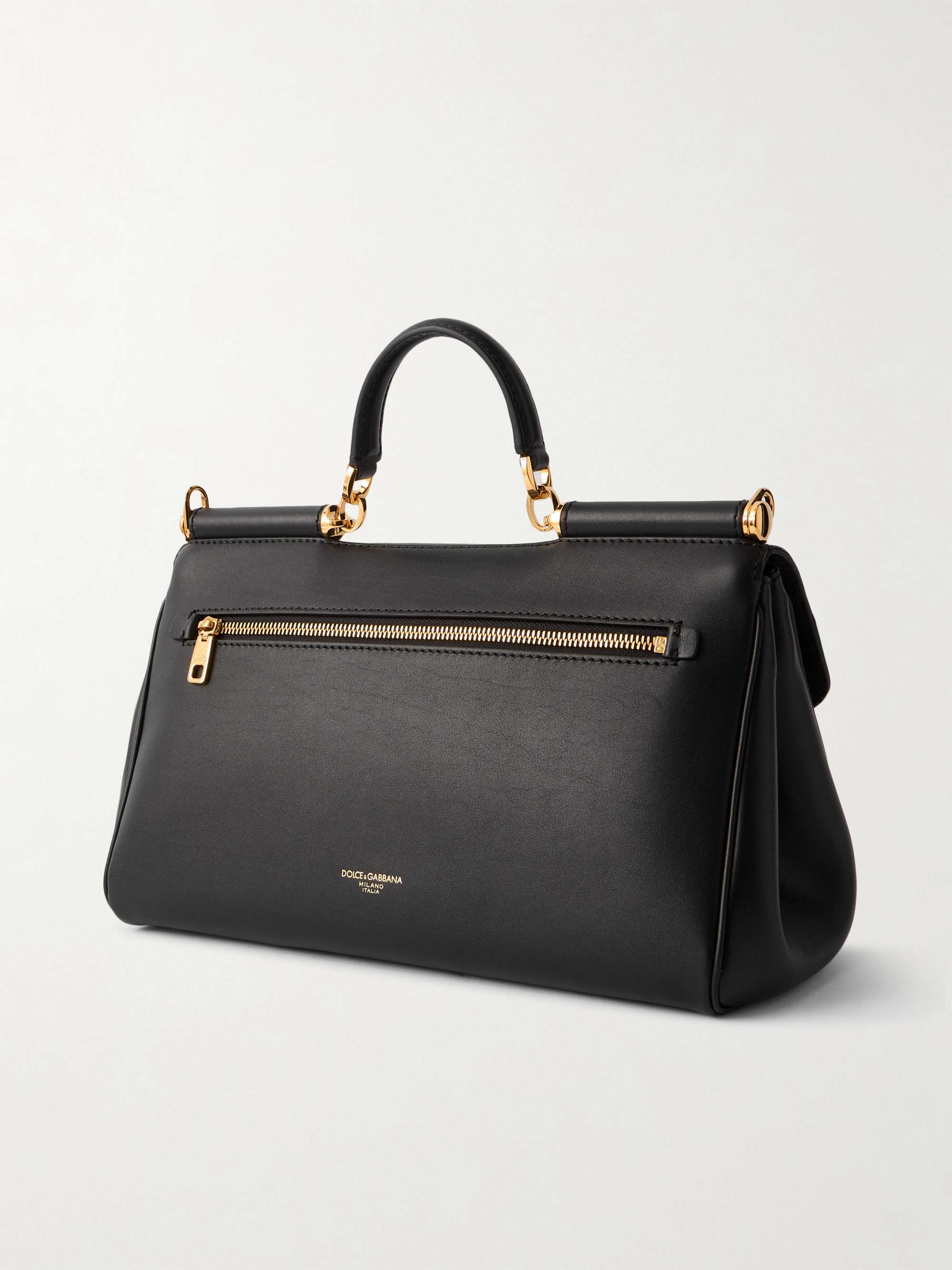 DOLCE&GABBANA My Sicily leather shoulder bag | NET-A-PORTER