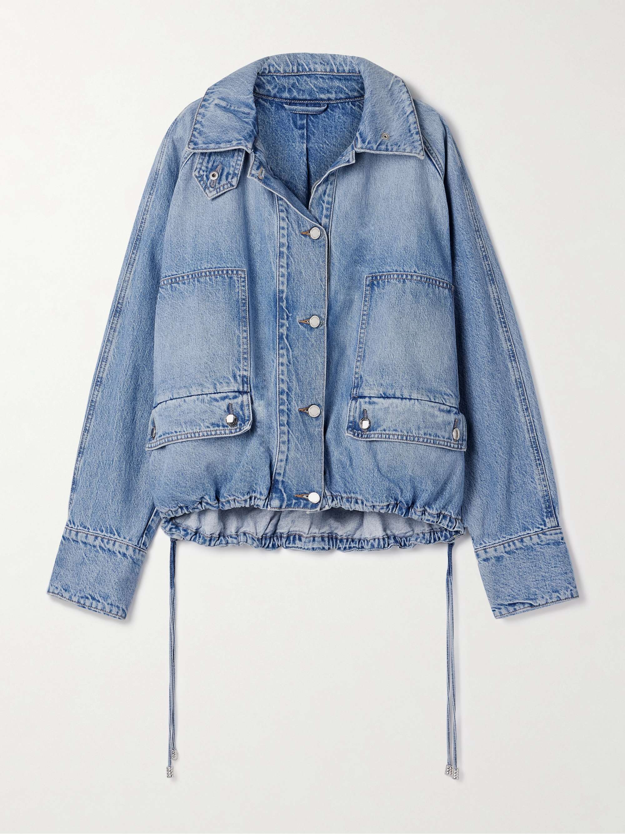 BRANDON MAXWELL The Harper Balloon denim jacket | NET-A-PORTER