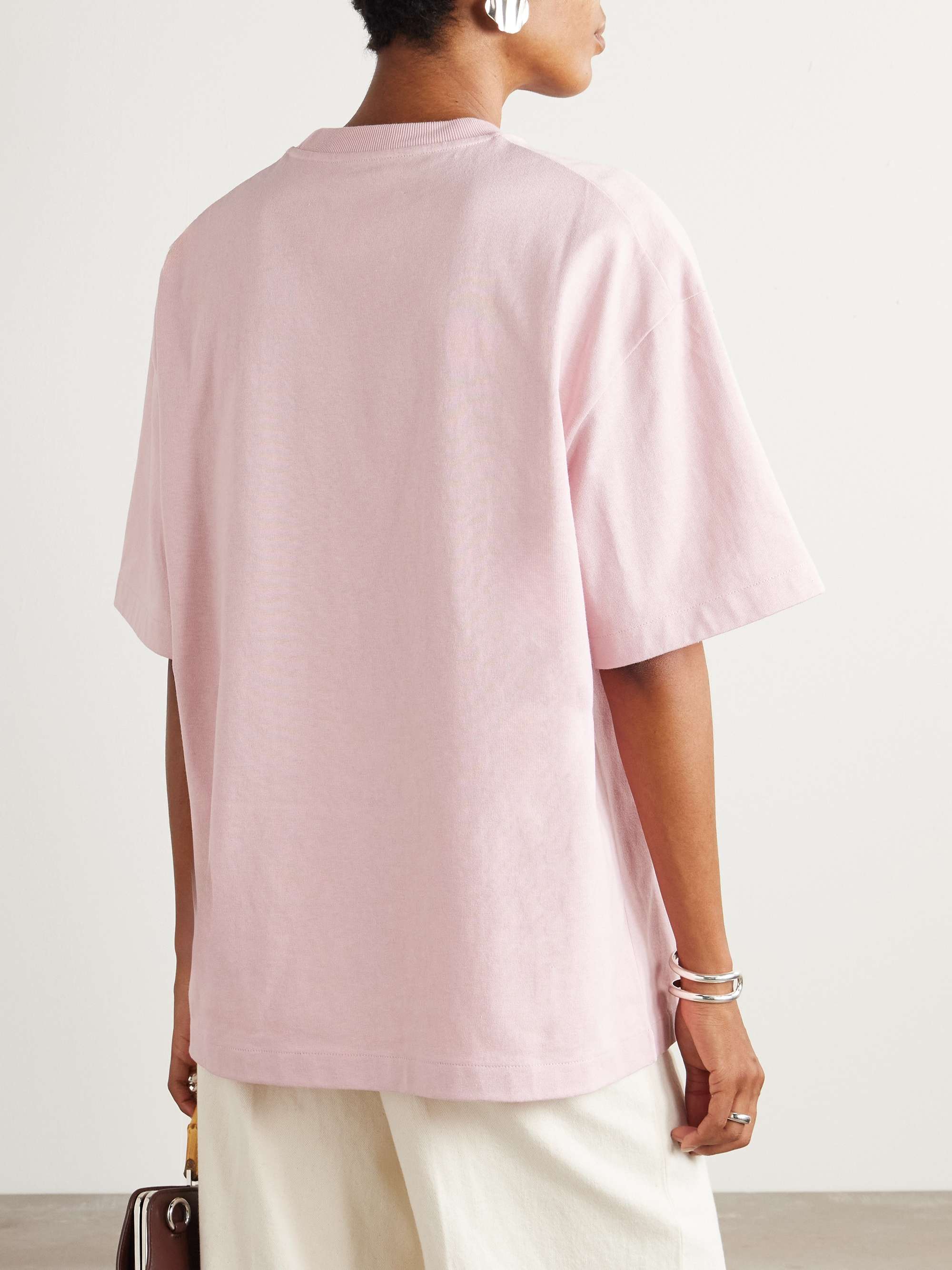 JIL SANDER Printed cotton-jersey T-shirt | NET-A-PORTER